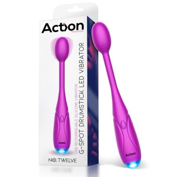 No. Twelve G-Spot Stimulator with Led Light Powerful Motor USB Silicone