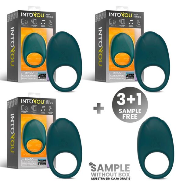 Pack 3 + Tester Ringo Vibrating Ring with APP Unibody